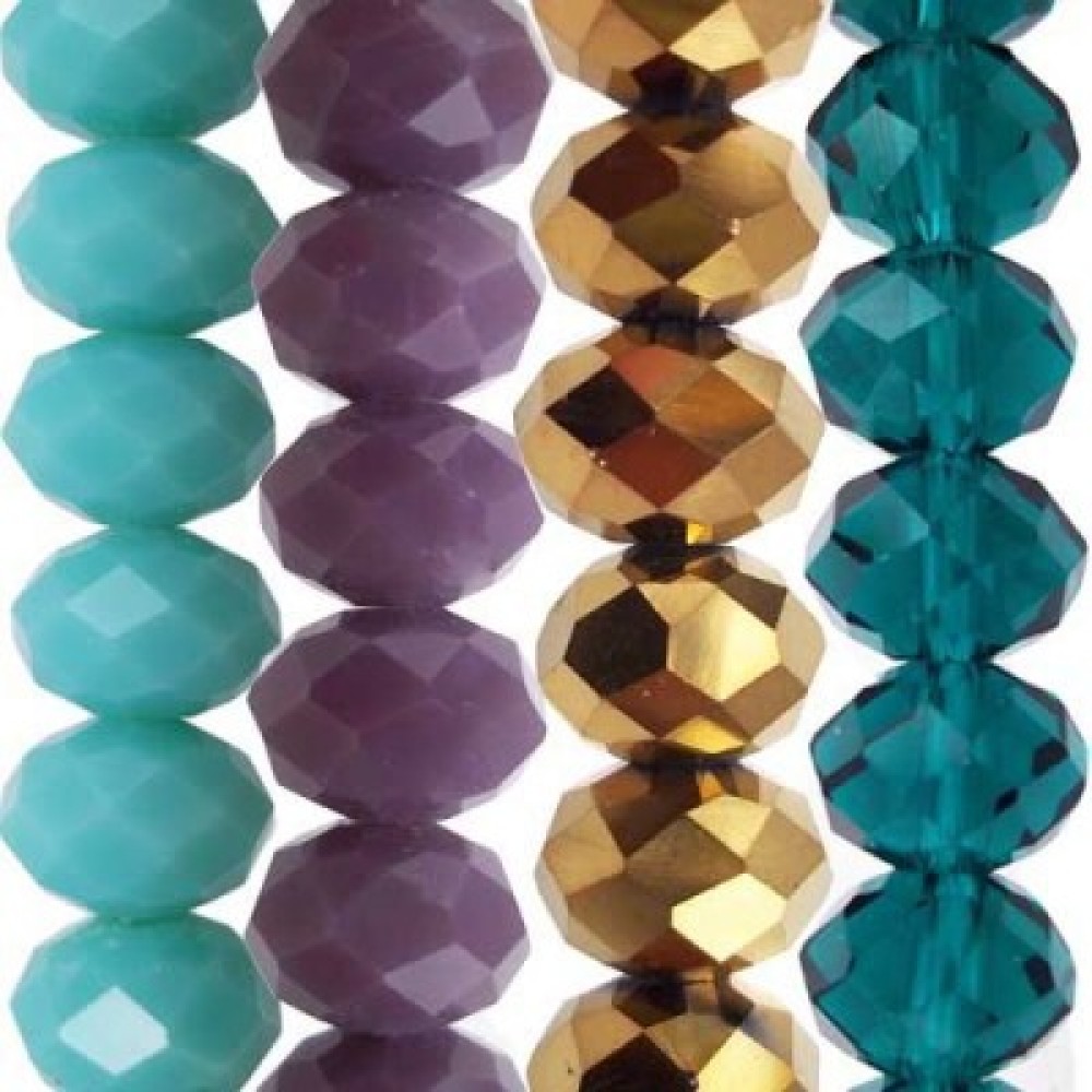 Cristalli Rondelle 4 mm