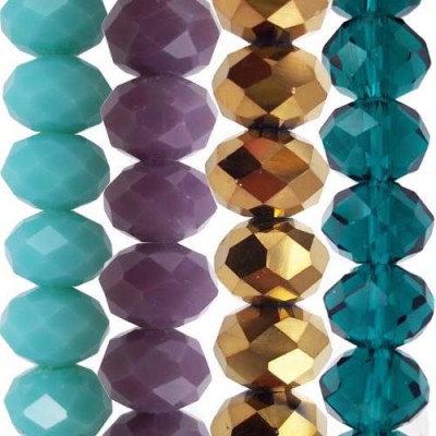 Cristalli Rondelle 4 mm