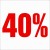 Scontate 40%