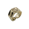 Anello regolabile oro fascia battuto (he33a122) - pietreeminuterie.com