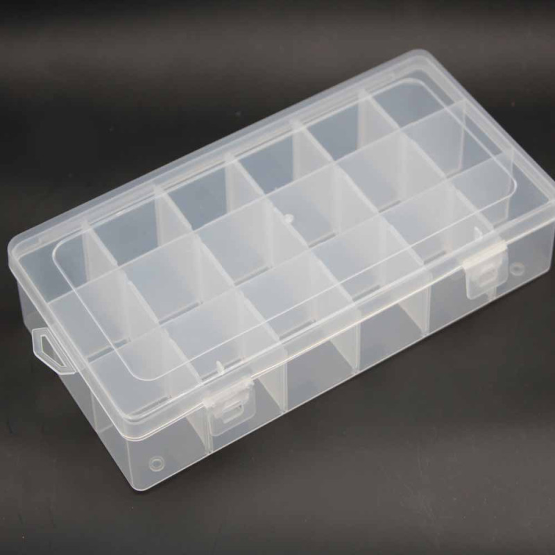 Contenitore Perline Organizer 23x12 cm 18 scompartimenti (pp18sco) - pietreeminuterie.com