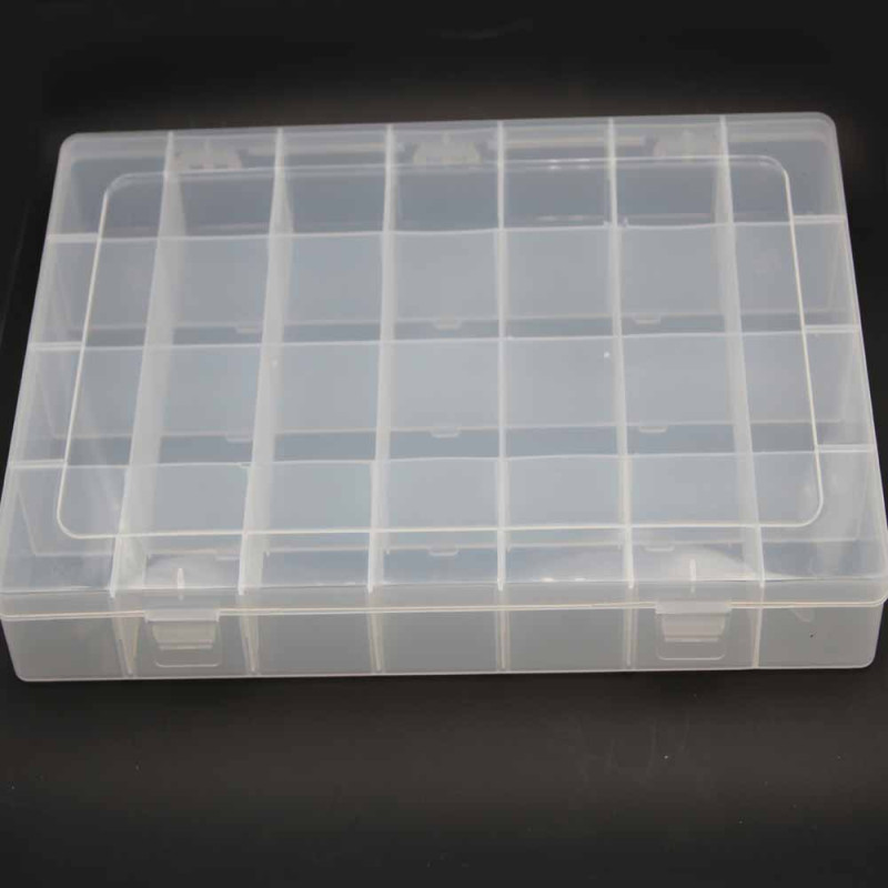 Contenitore Perline Organizer 34.5x22 cm 28 scompartimenti (pp288sco) - pietreeminuterie.com