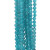 Agata azzurra rutilata tonda sfac. 4 filo 40 cm