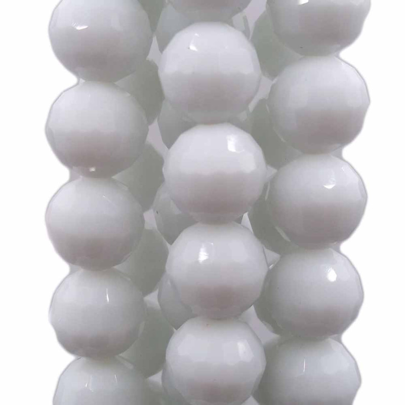 Agata bianca tonda sfacc. 9.5 mm filo 40 cm (n70199) - pietreeminuterie.com