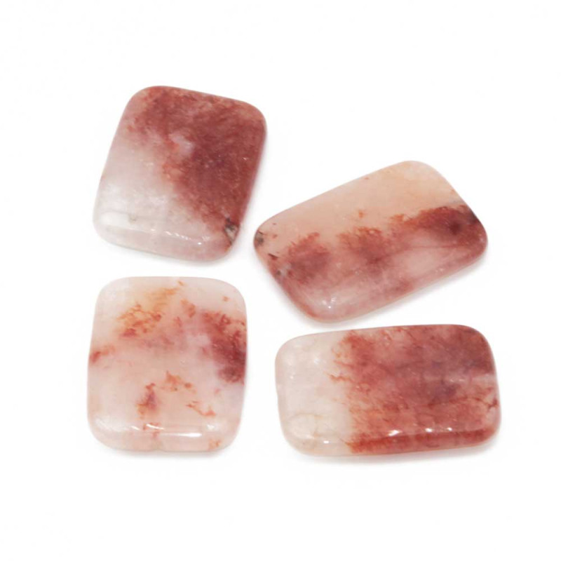 Agata crazy rettangolo liscio 35x25 mm conf. 1 pz (crazy-01) - pietreeminuterie.com