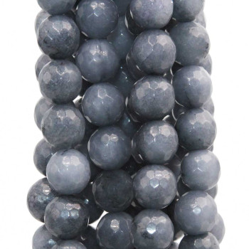 Agata grigia tonda sfac. 10 mm filo 40 cm