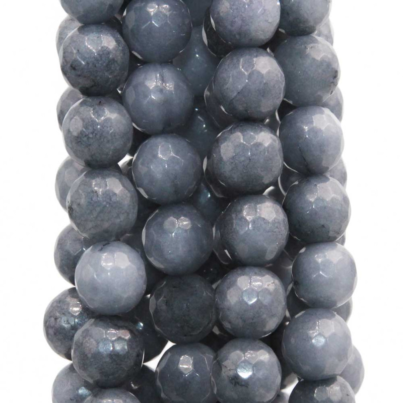 Agata grigia tonda sfac. 10 mm filo 40 cm (grey70mm) - pietreeminuterie.com