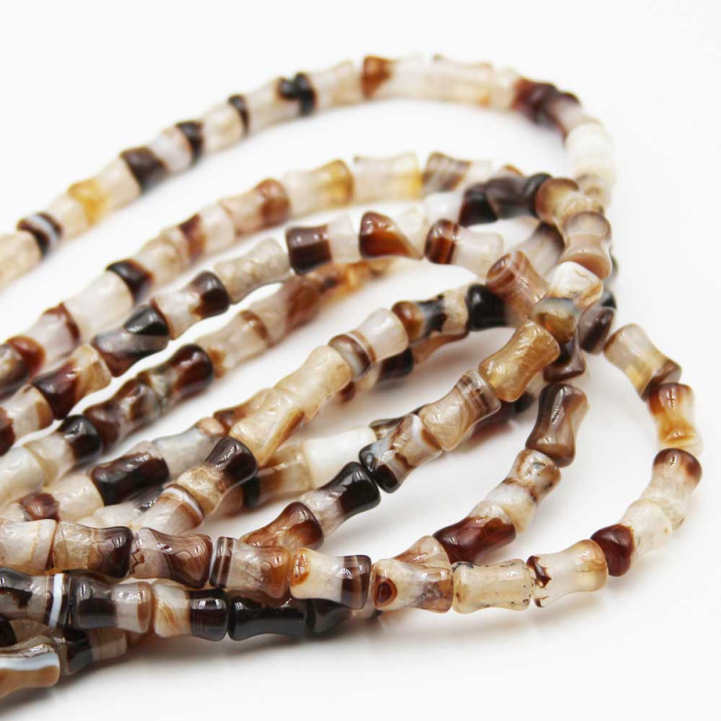 Agata madagascar colonna 10x8 mm liscia pacco 10 pezzi (mad-10x8) - pietreeminuterie.com