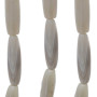 Agata Grigia madagascar colonna 3 lati 43x10 mm 1 pz