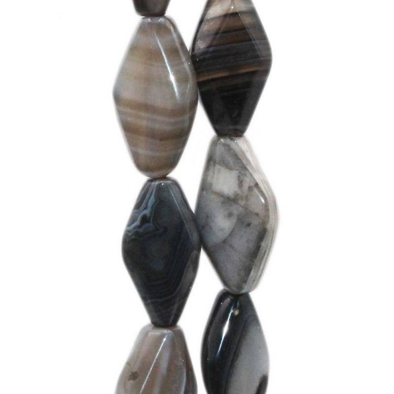 Agata madagascar rombo 30x17 mm circa pacco 1 pz (mad55romb) - pietreeminuterie.com