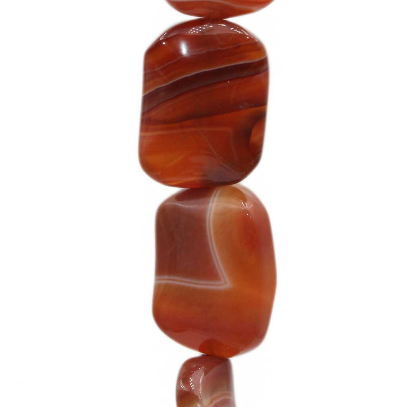 Corniola Rossa piastra irregolare 30x20 mm 1 pz (red66agta) - pietreeminuterie.com