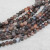 Agat striata marrone/grigia 5 mm tonda liscia filo 40 cm