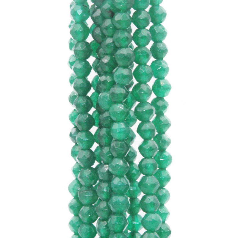 Agata verde tonda sfac.4 mm filo 40 cm (4mm-agver1) - pietreeminuterie.com