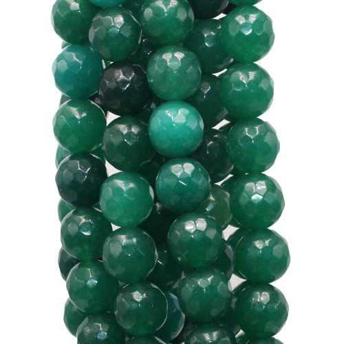 Agata Verde | Agata verde tonda sfac. 10 mm filo 40 cm - gr55ver33