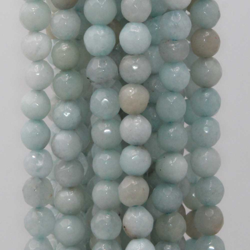 Amazzonite 6 mm sfac. filo 40 cm (ama6mm5) - pietreeminuterie.com