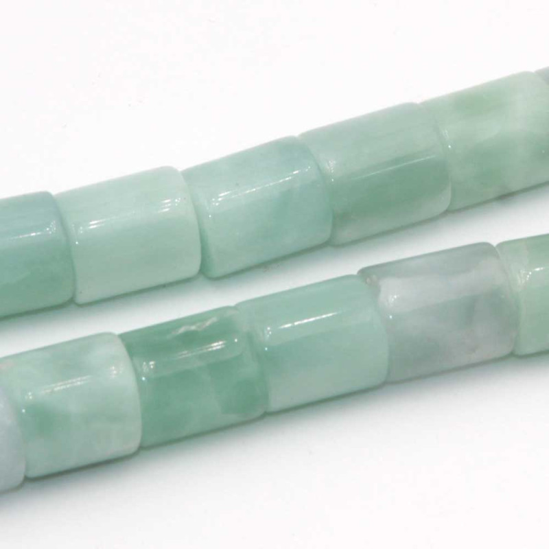 Amazzonite colonna liscia 14x11.5 mm pacco 4 pz (ama-colo10) - pietreeminuterie.com