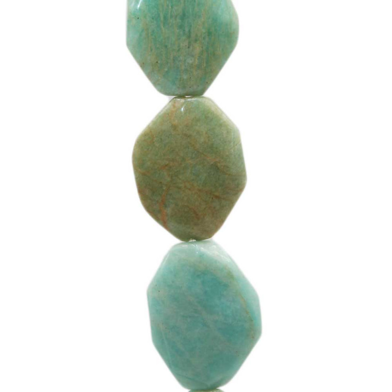 Amazzonite piastra smussata 40x30 mm 1 pz (amabz40m) - pietreeminuterie.com