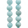 Amazzonite tonda liscia grado A++ 8 mm conf. 10 pz