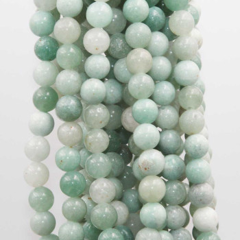 Amazzonite tonda liscia 8 mm filo 40 cm