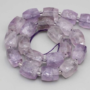 Ametista colonna 16x11 mm sfac. conf. 2 pz