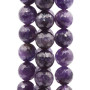 Ametista tonda sfac. 14 mm 6 pz