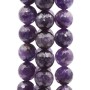 Ametista tonda sfac. 14 mm 6 pz