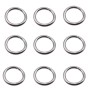 Anellini in acciaio aperti 5x08 mm pacco da 200 pezzi