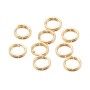 Anellini in acciaio oro brisè 3.8 mm conf. 50 pz