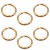 Anellini in acciaio oro lucido 4x06 pacco 50 pezzi