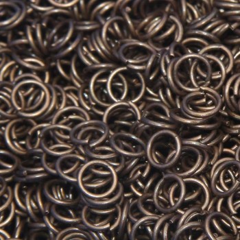 ANELLINI METALLO COLOR RAME 5X0.9 MM 100 PZ