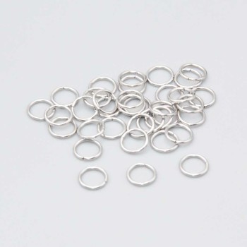Anellini acciaio taglio speciale 6x0.5 mm conf. 100 pz Anellini acciaio taglio speciale 6x0.5 mm conf. 100 pz