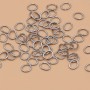 Anellini in acciaio ovali 5x4 mm conf. 100 pz