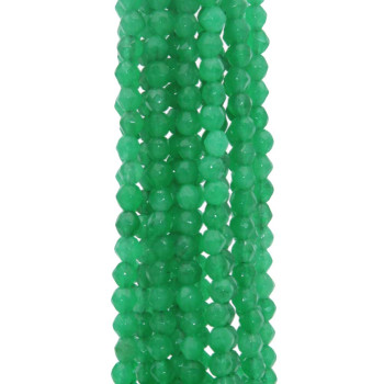 Avventurina verde tonda sfac.4 mm filo 40 cm