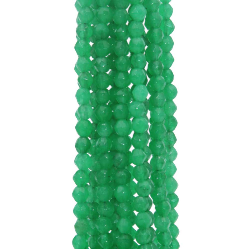 Avventurina verde tonda sfac.4 mm filo 40 cm (avv-4mm) - pietreeminuterie.com