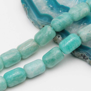 Amazzonite barilotto liscio 9x6 mm conf. 10 pz