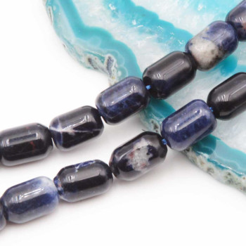 Sodalite barilotto liscio 9x6 mm conf. 10 pz