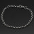 Bracciale completo acciaio catena rolò 17/20 cm 1 pz
