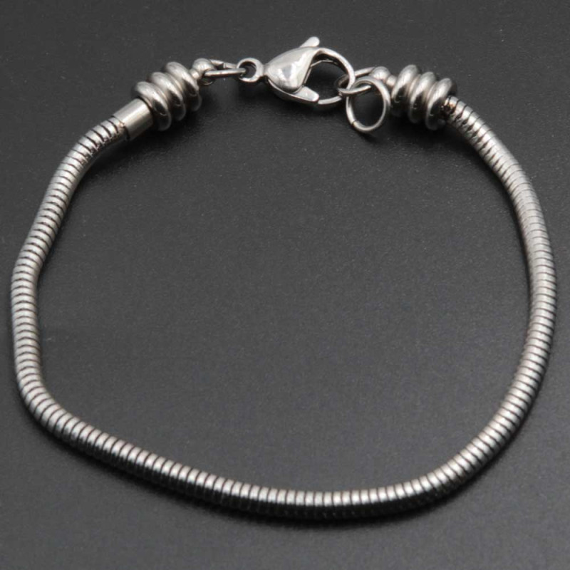 Bracciale stile pandora apribile 19 cm 1 pz (pan-19cm) - pietreeminuterie.com