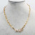 Base collana 39 cm girocollo chiusura preziosa conf. 1 pz