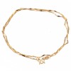 Collana maglia colonna scavata placcata oro 24kt conf. 1 pz Collana maglia colonna scavata placcata oro 24kt conf. 1 pz (24-gold-94) - pietreeminuterie.com