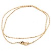 Collana maglia torta placcata oro 24kt conf. 1 pz Collana maglia torta placcata oro 24kt conf. 1 pz (24-gold-92) - pietreeminuterie.com