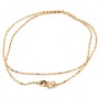 Collana maglia torta placcata oro 24kt conf. 1 pz