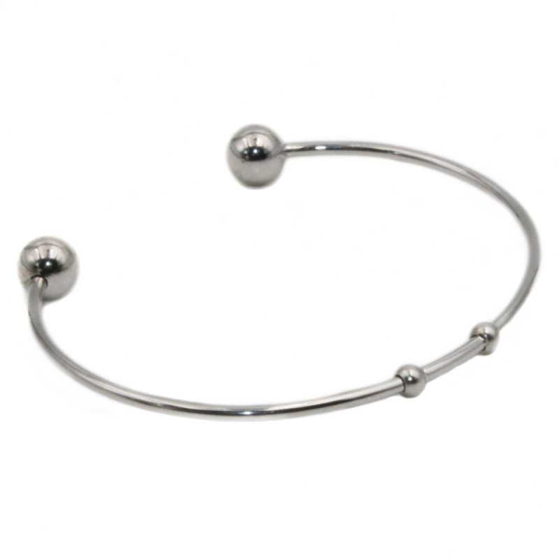 Bracciale in acciaio rigido 65 mm pacco da 1 pz (rig730) - pietreeminuterie.com