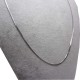 Bigiotteria Artigianale | Collana completa acciaio serpentina piatta 60 cm 1 pz - serp60cm