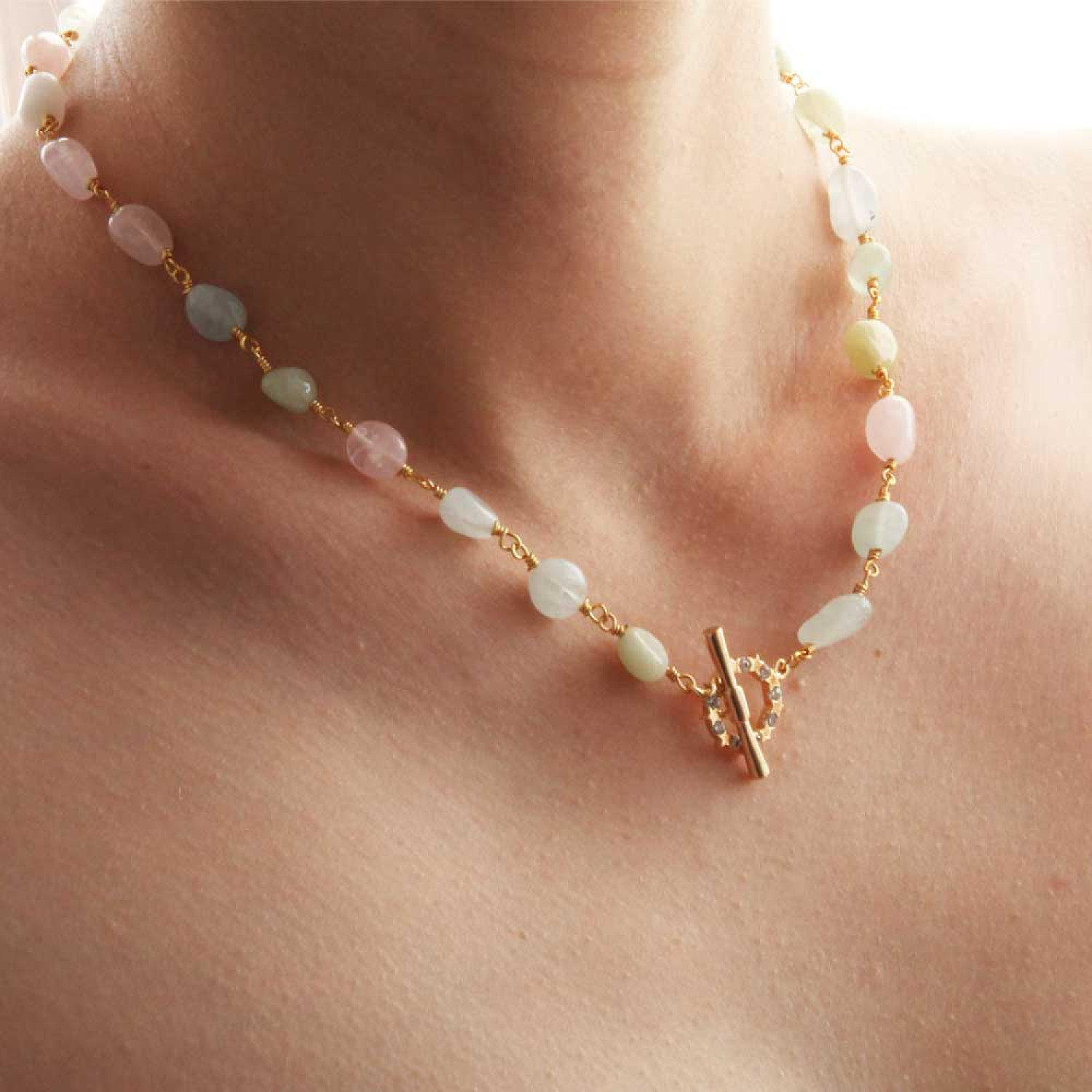Collana perle di fiume oro Marlù Gioielli 30cn0006-w