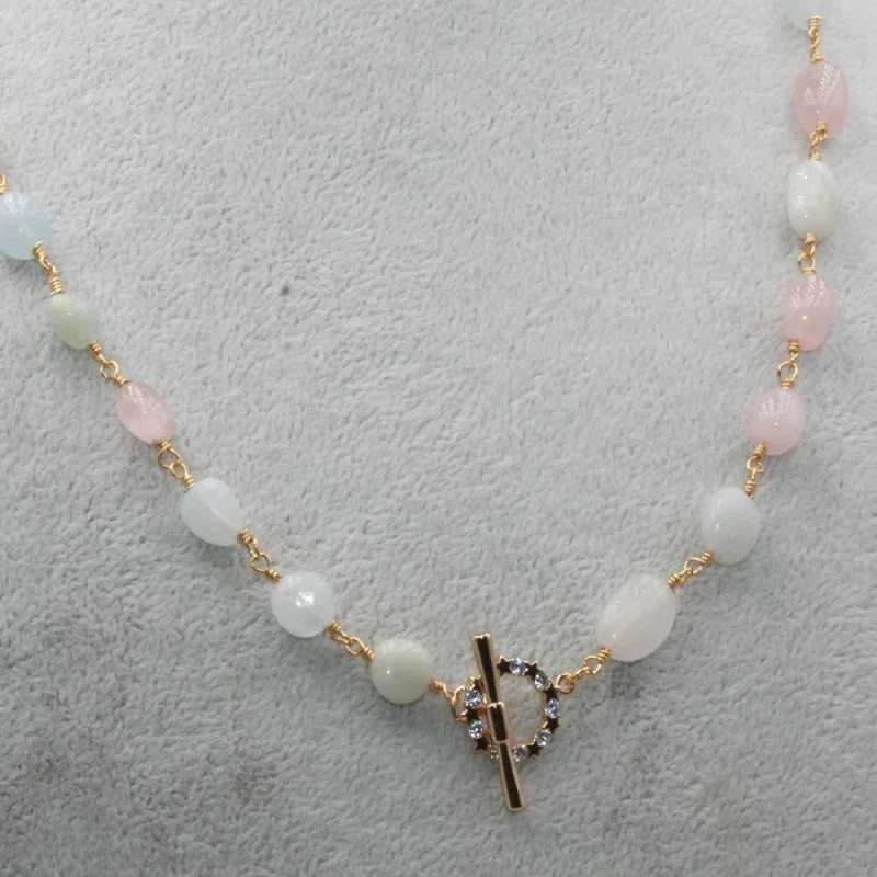 Joo&Rind Set orecchini donna collana e orecchini donna Acciaio inossidabile Delicata margherita floreale colorata collana 3Pcs set ragazza ipoallergenico, regalo donna compleanno