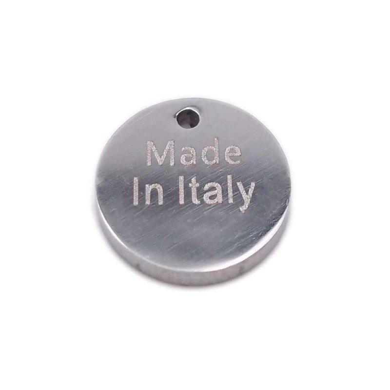 Bollatina in acciaio tonda   Made In Italy   9 mm 5 pz (boll4) - pietreeminuterie.com