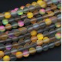 Boreal Beads Tonde Lisce grey pink A/B 8 mm – Filo 40 cm
