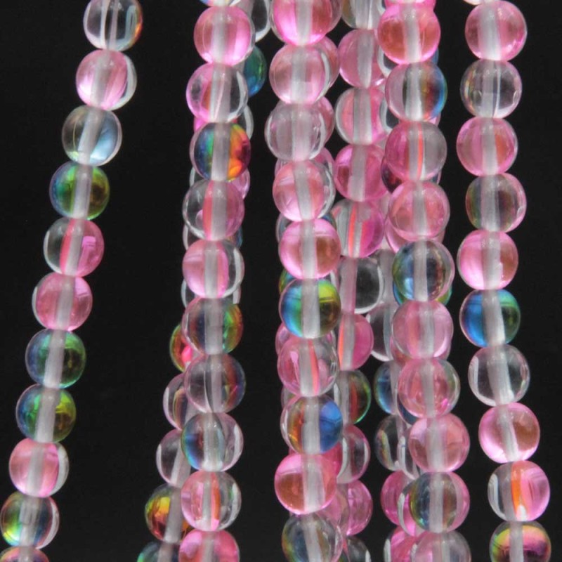 Boreal Beads Tonde Lisce pink A/B 6 mm – Filo 40 cm Boreal Beads Tonde Lisce pink A/B 6 mm – Filo 40 cm