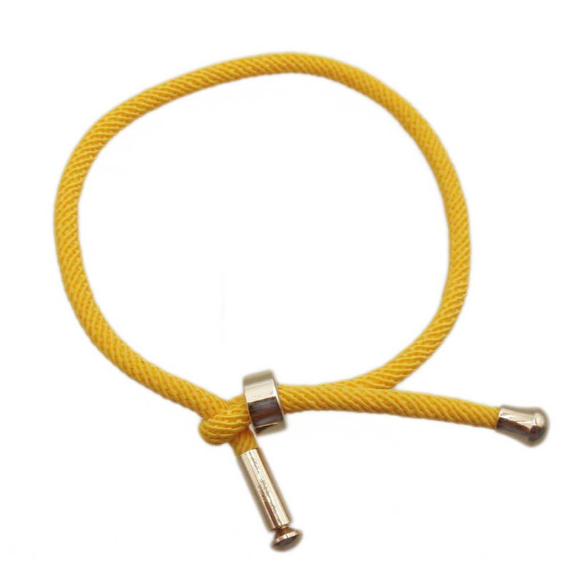 Base Bracciale in Nylon alta qualità regolabile arancio pacco 1 pezzo (br5576ara) - pietreeminuterie.com